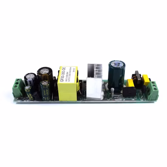 50W PCB AC a DC 80-140V 350mA Scheda di alimentazione a telaio aperto 5V 10A Alimentatori a commutazione di corrente costante