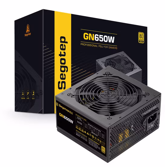 Luglio Segotep Esporta in Germania Alimentatore per computer Pfc attivo non modulare certificato ATX12V 80 Plus Gold da 650 W 750 W